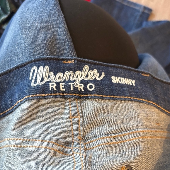 Wrangler Retro Skinny dark wash jeans 30x34 - Picture 4 of 4